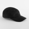 Czapka polarowa 5 Panel z recyklingu - B254R:czarny, 100% poliester, One Size